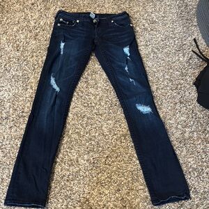 Flap pocket true religion distressed